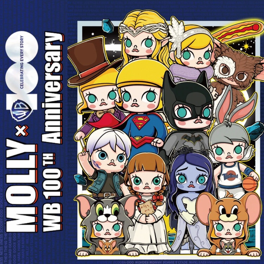 POP MART MOLLY x Warner Bros. 100th Anniversary Series